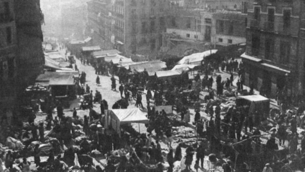 El Rastro de Madrid  en 1935