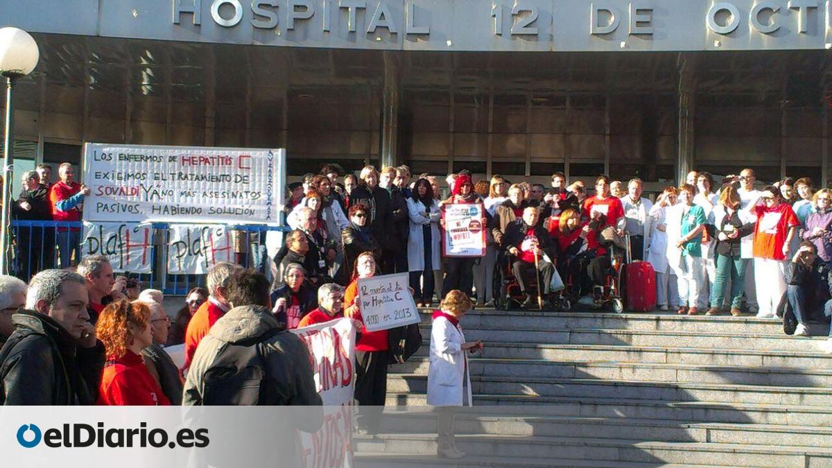 Los enfermos de hepatitis C se encierran en un hospital para exigir la ...