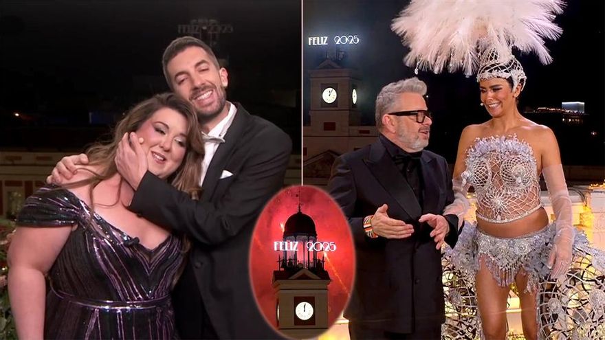 La 1 de RTVE recupera el liderazgo en las Campanadas 2024 - 2025: Broncano y Lalachus ganan al 'efecto Pedroche'