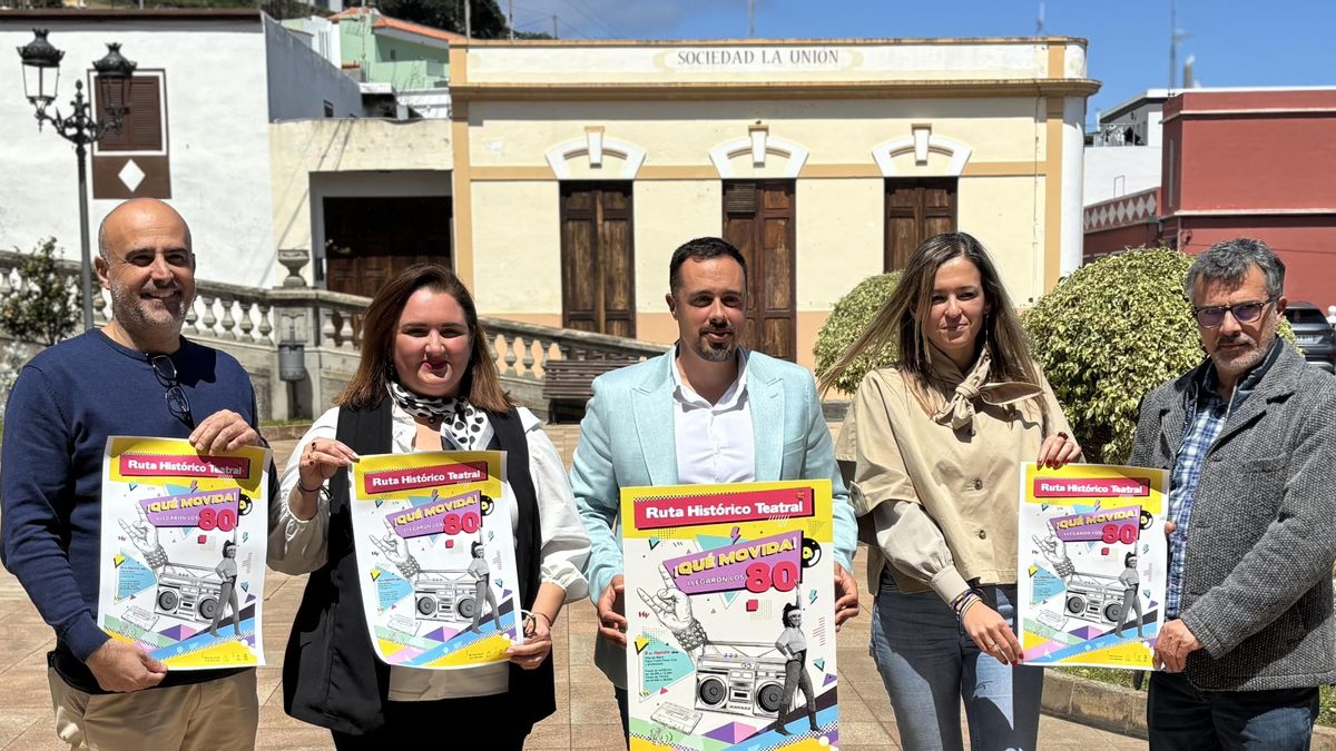 Villa de Mazo impulsa ‘¡Qué movida! Llegaron los 80’, una ruta teatral inmersiva para revivir la historia del municipio