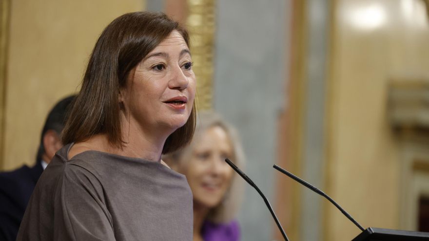 Archivo - La presidenta del Congreso, Francina Armengol, a 9 de octubre de 2024, en Madrid (España).