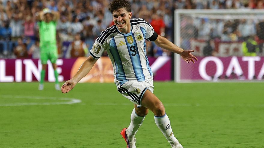 Julián hizo un golazo en el 2-1
