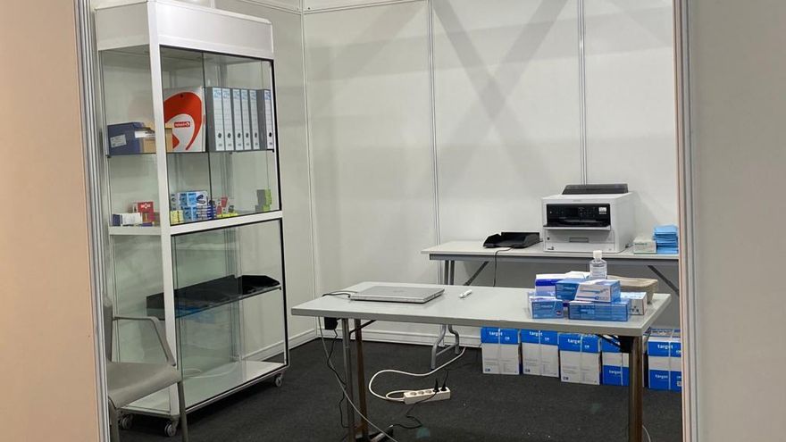 Espacio de oficina y materiales en Infecar, Gran Canaria