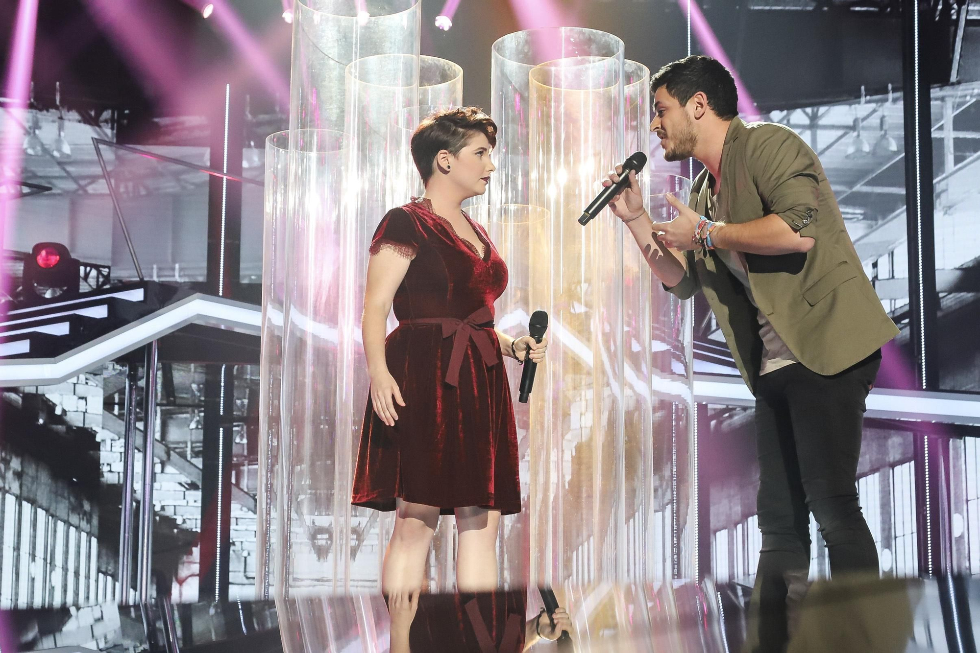 Marina y Cepeda en la Gala 3 de OT 2017