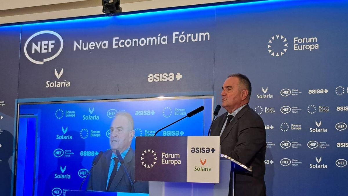 Vicepresidente segundo y conseller para la recuperación económica de la Generalitat Valenciana, Francisco José Gan Pampols, en el desayuno del Nueva Economía Fórum