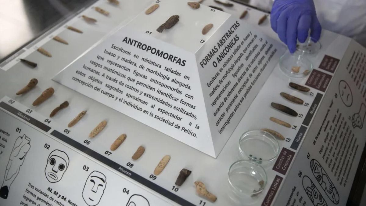 Algunas de las figuras rituales encontradas