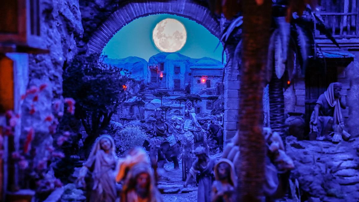 El Belén hebreo de la Fundación Cajasol de Córdoba, en imágenes