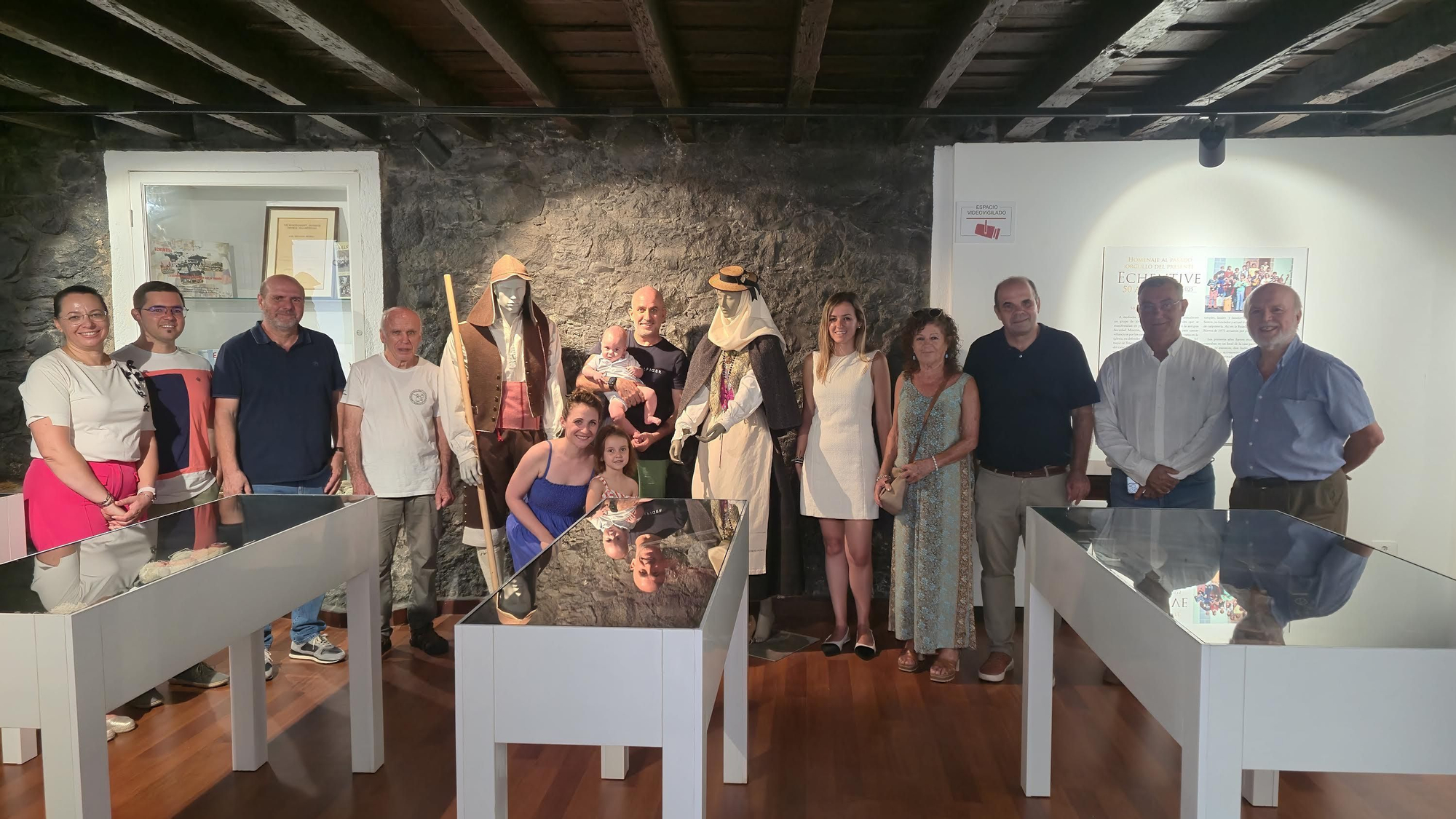 Inauguración de la exposición 'Echentive, 50 años (1975-2025): homenaje al pasado, orgullo del presente'