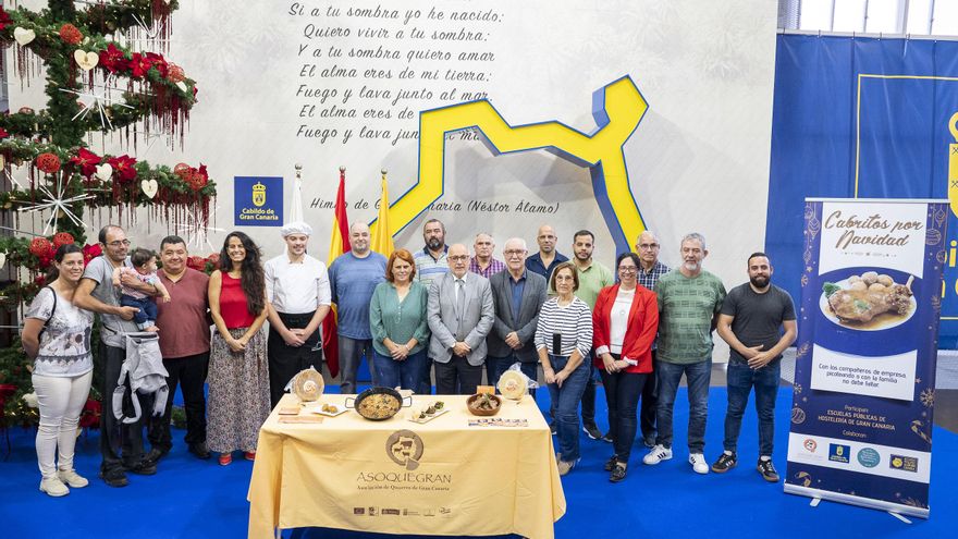 Presentación de la campaña ‘Come cabrito por Navidad 2022’ en el Cabildo de Gran Canaria