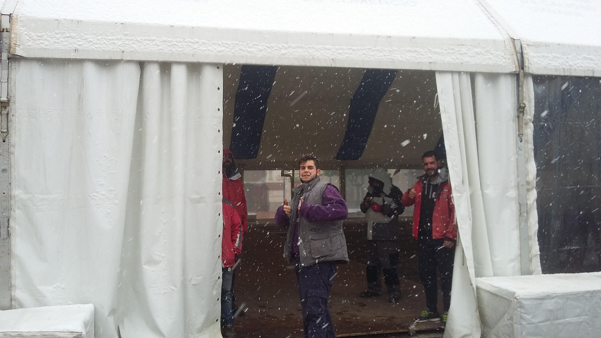 Nieva en Murcia