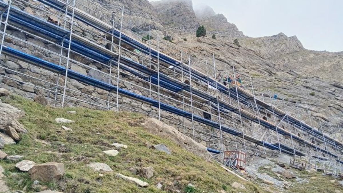Un siglo de defensa en la montaña: Canfranc recupera las obras que domesticaron los aludes