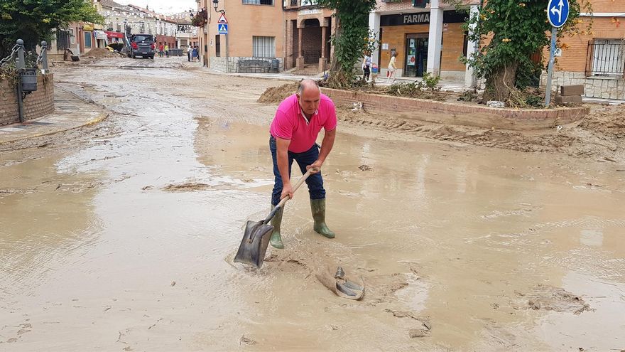 Así se prepara un pueblo de Toledo con antecedentes de inundaciones ante la llegada de 'Gaetán'