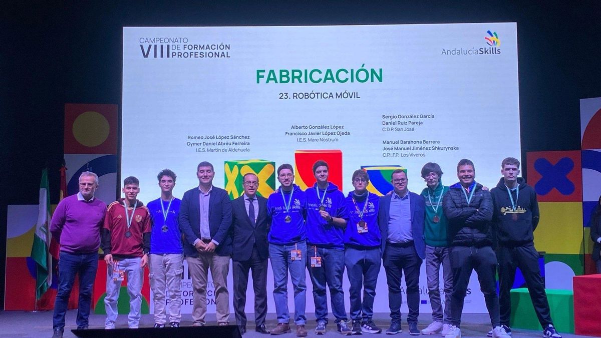 Los estudiantes de Málaga y Córdoba son los que logran más oros en las Olimpiadas de FP 'AndalucíaSkills' .