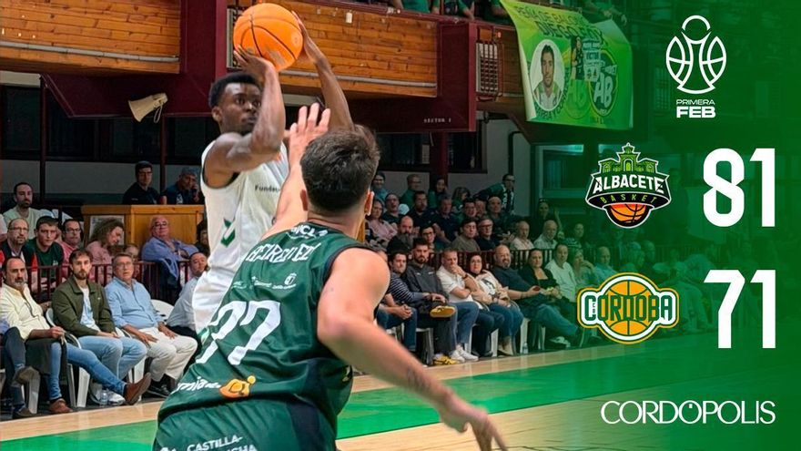 El Cajasol Coto Córdoba persigue sin premio al Bueno Arenas Albacete (81-71)