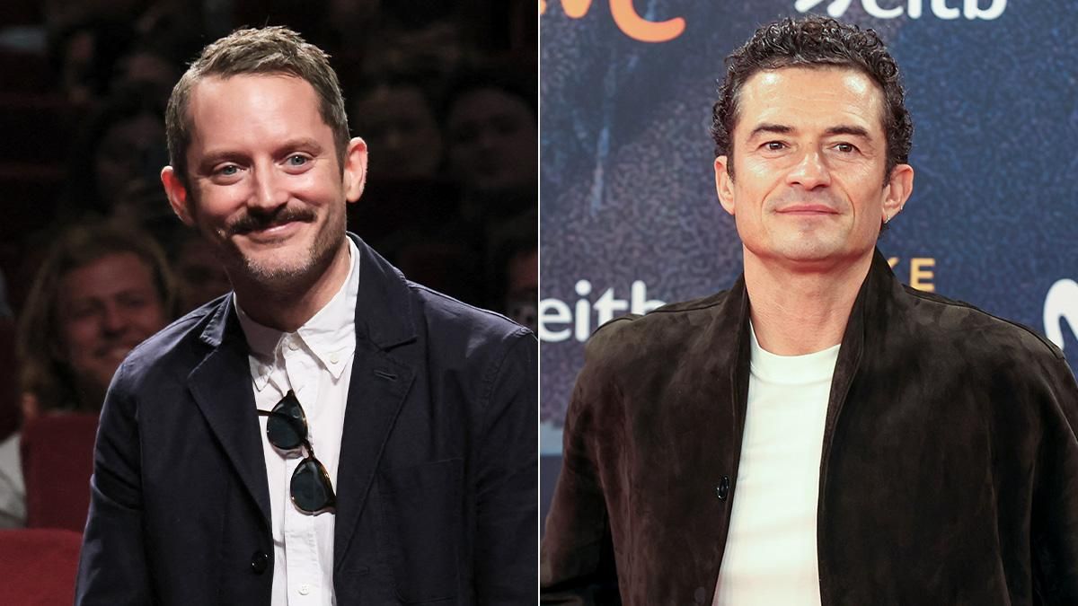 Elijah Wood y Orlando Bloom, en imágenes de archivo