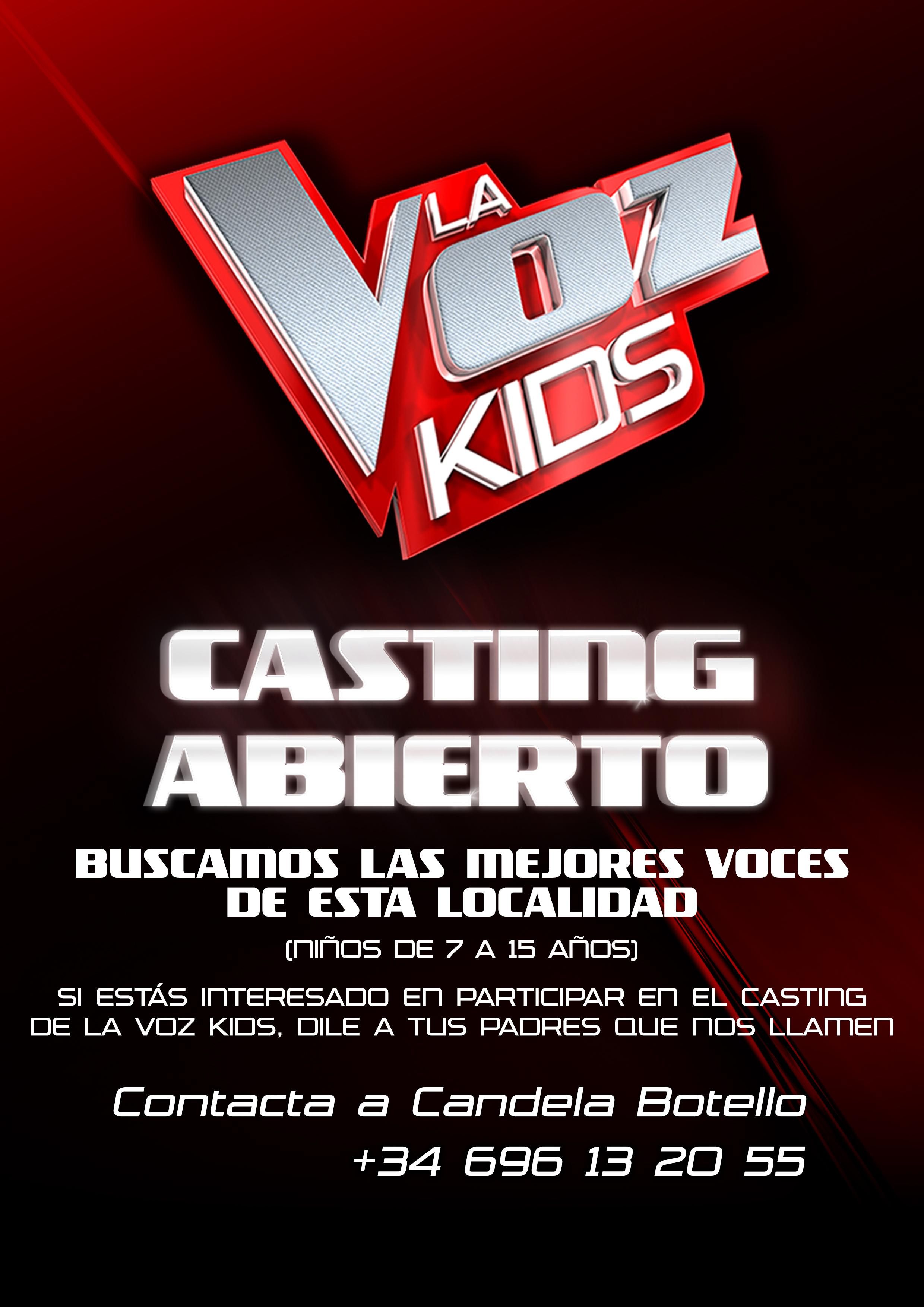Cartel de La Voz Kids