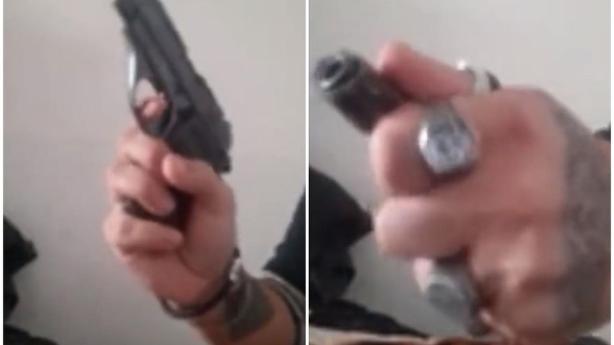 Atentado a CFK: un video encontrado en el celular de Sabag Montiel muestra que sabía operar el arma