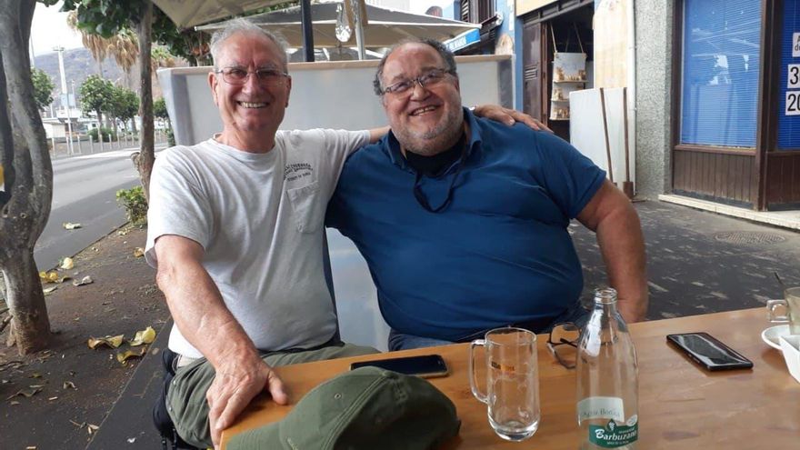 El coordinador científico de Involcán, Nemesio Pérez, y el geólogo Juan Carlos Carracedo aparcan sus diferencias en La Palma