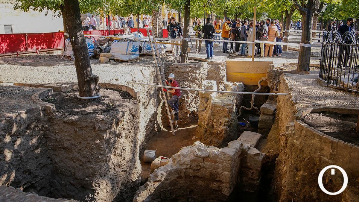 2ª fase de excavación en el Patio de los Naranjos de la Mezquita Catedral