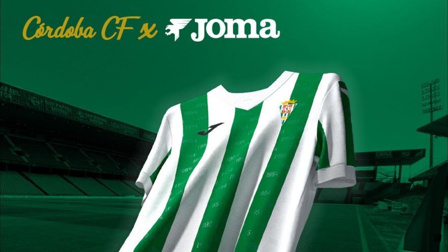 El Córdoba CF muestra su nueva y blanquiverde piel
