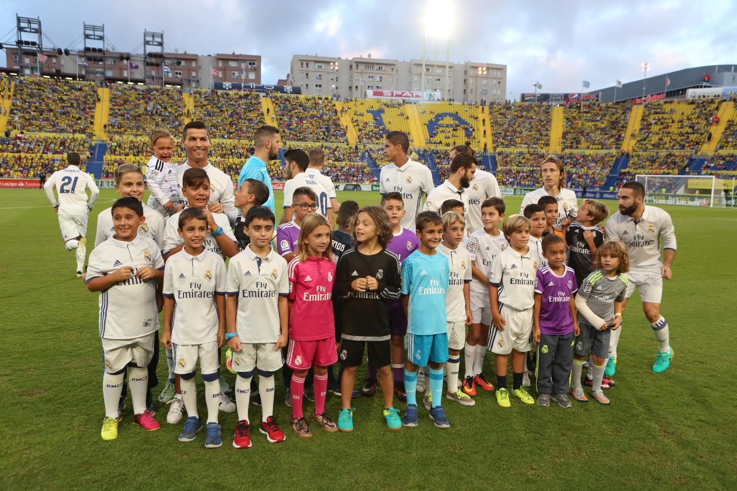 Alineación del Real Madrid. (ALEJANDRO RAMOS)
