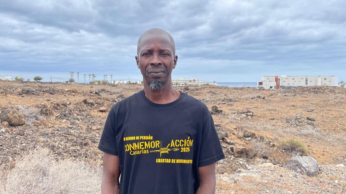 Ibrahima Diaby, primo de Nabintou, una de las víctimas de la ruta canaria.