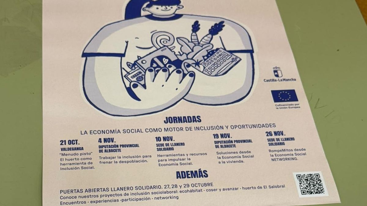 'Trabajar la inclusión para frenar la despoblación desde la Economía Social', en una jornada el 4 de noviembre