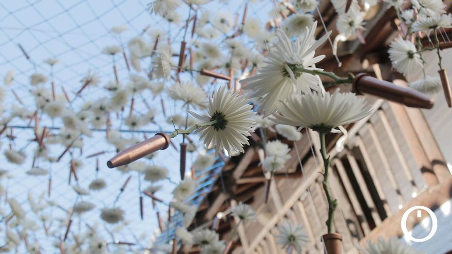 Instalación de Flora 2021 en la Posada del Potro