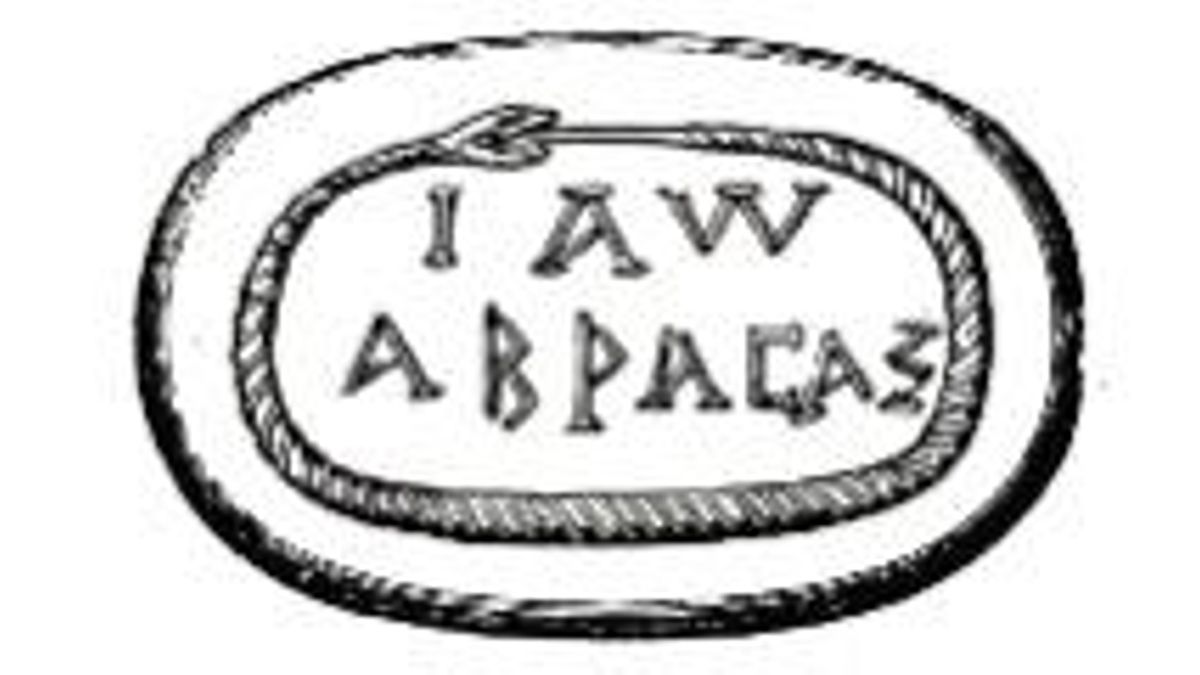 Figura : Ejemplo de gema gnóstica. Sheppard, 1962