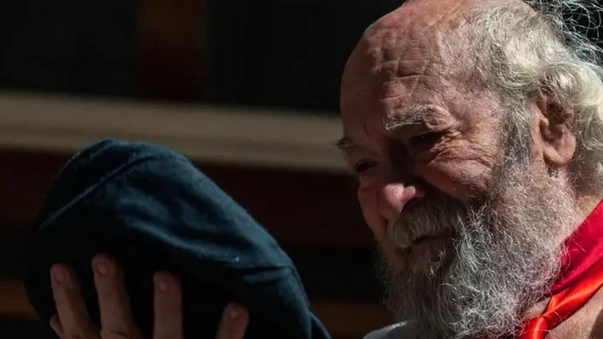 Juan Mandli, en la representación de una obra de teatro