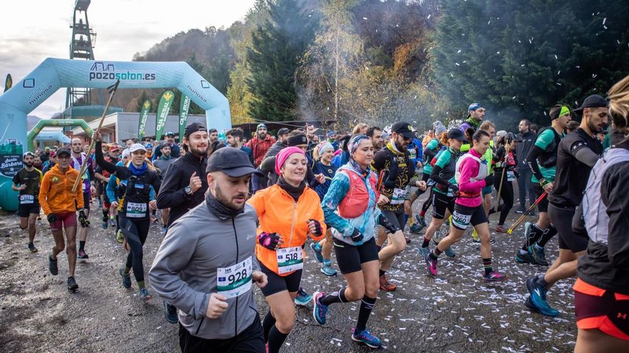 El trail minero Santa Bárbara de Hunosa en Asturias conjuga naturaleza, deporte y patrimonio industrial