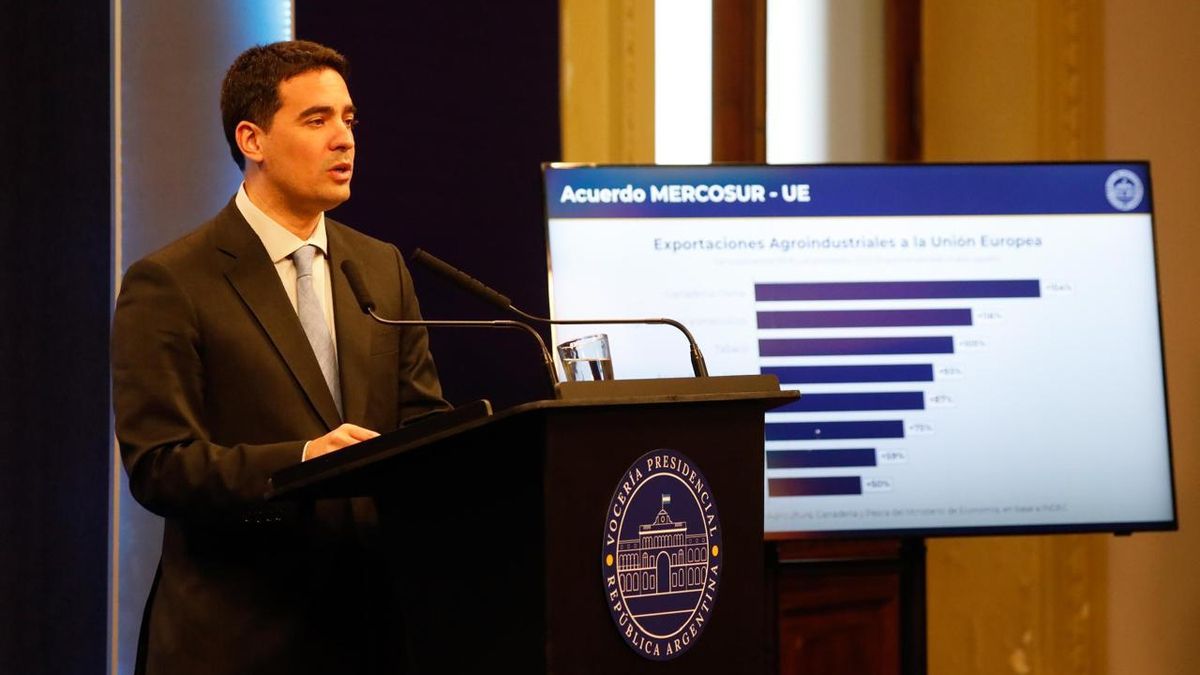 El vocero presidencial, Adrián Ravier.