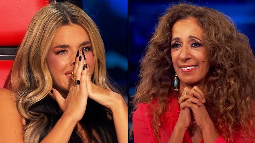 Rosario y Lola Índigo rompieron a llorar en 'La Voz Kids': "Ha sido un momento increíble"