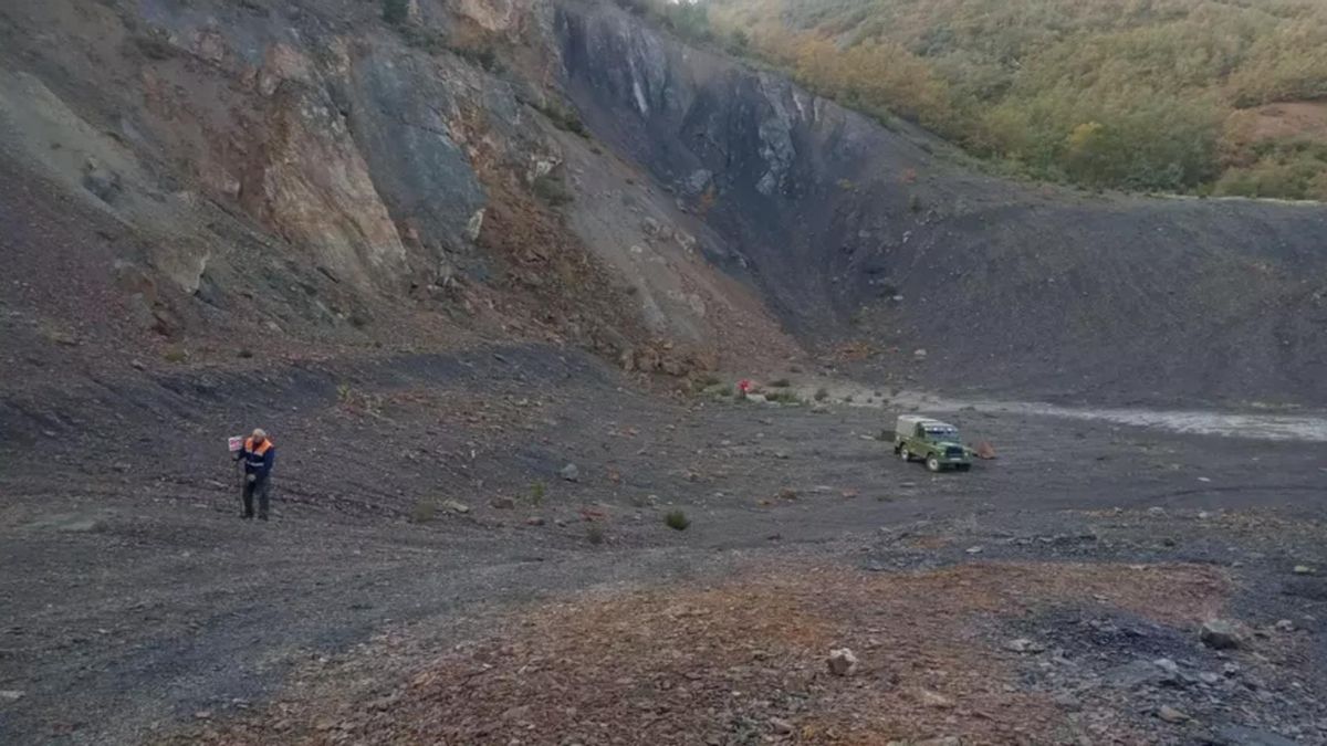 Antigua mina a cielo abierto Boisán en Santa Marina de Torre