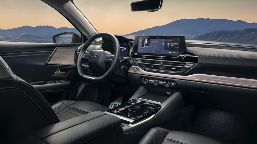 Interior del Citroën C5 X.