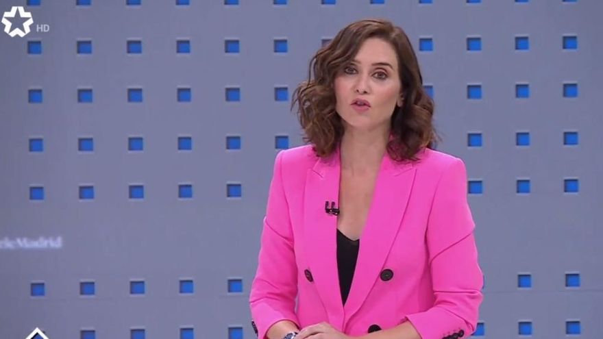 Ayuso en el debate electoral