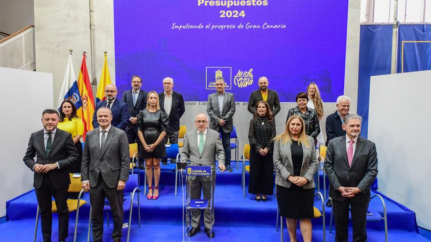 El Cabildo de Gran Canaria presenta su propuesta de presupuestos para 2024 con 916 millones de euros, un 8% más