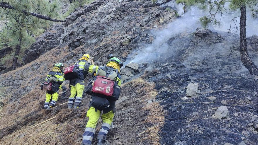 Un detenido por el conato de incendio en el Parque Nacional Caldera de Taburiente