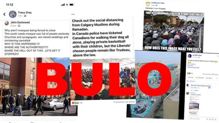 De India a España: fotos viejas de musulmanes rezando en grupo son utilizadas a nivel global para extender el odio en pandemia