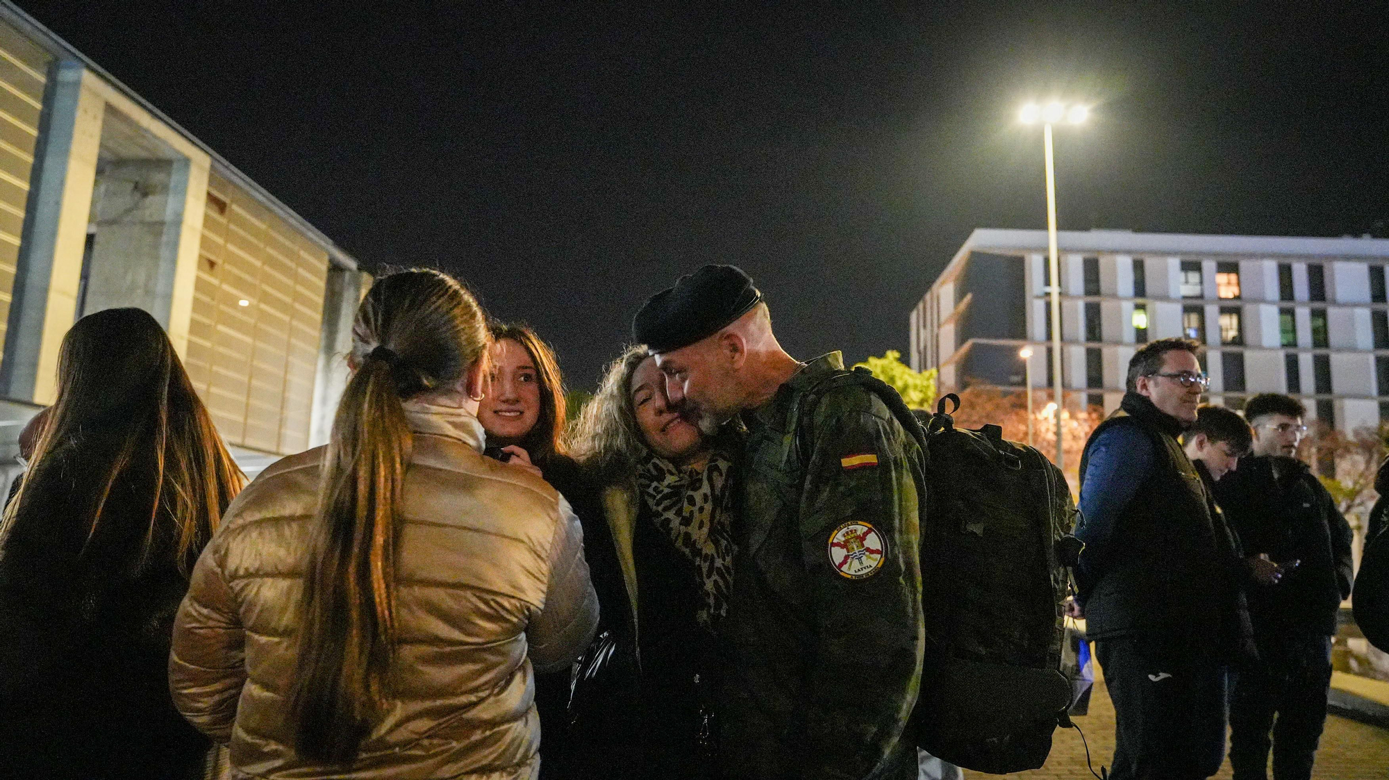 Llegada de la 1º rotación del contingente eFP XVII, con los componentes de la Brigada 'Guzmán el Bueno' X.
