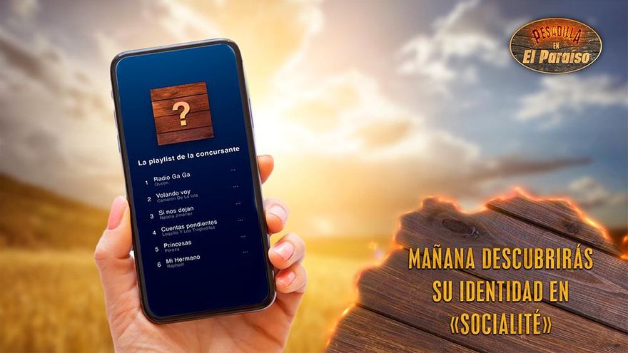 'Pesadilla en El Paraíso' descubre la playlist de su sexta concursante como pista para conocer su identidad