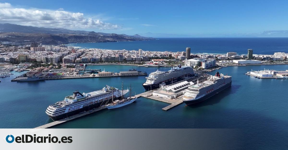 Los puertos de Las Palmas cierran 2025 con cifras récord de cruceristas y mercancías