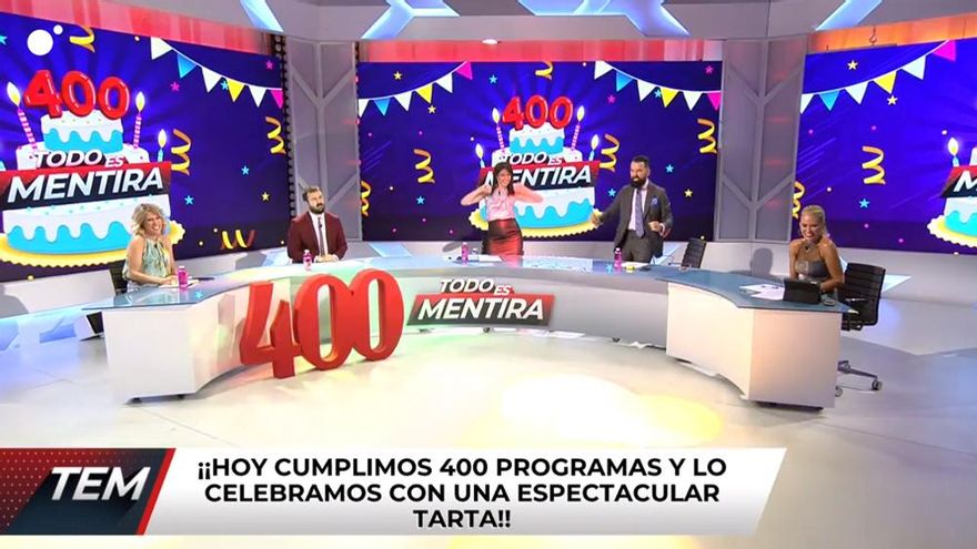 El baile de celebración por los 400 de 'Todo es mentira'