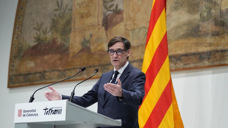Archivo - El president de la Generalitat, Salvador Illa, en una imagen de archivo