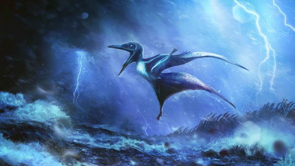 La violenta tormenta que acabó con dos crías de pterosaurios pero que revela un hallazgo aún mayor