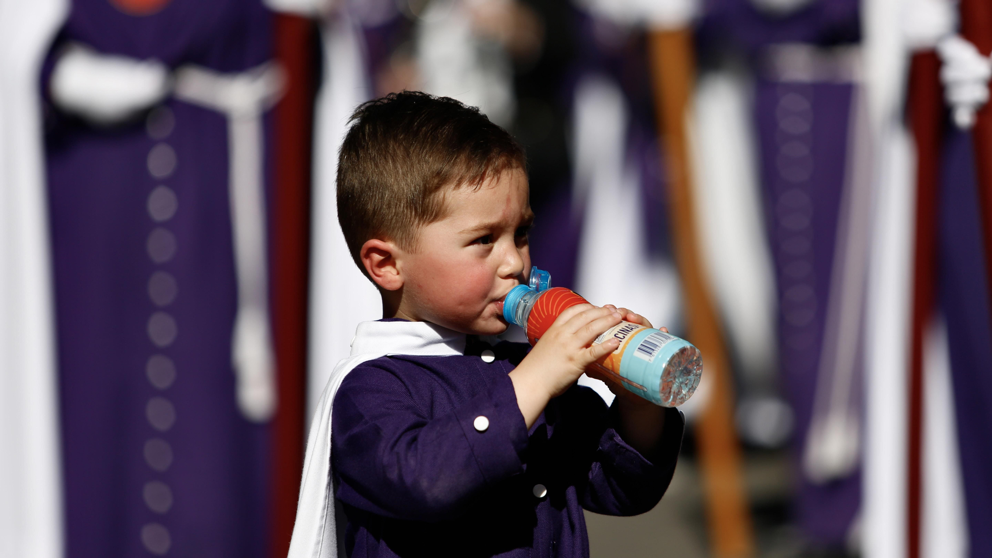 Salida procesional de la Hermandad de la Agonía, en imágenes