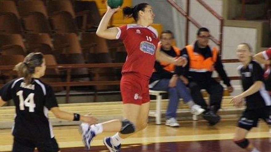 Andrea Mugosa durante el partido.