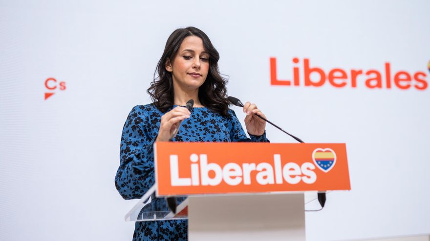 La líder de Ciudadanos, Inés Arrimadas