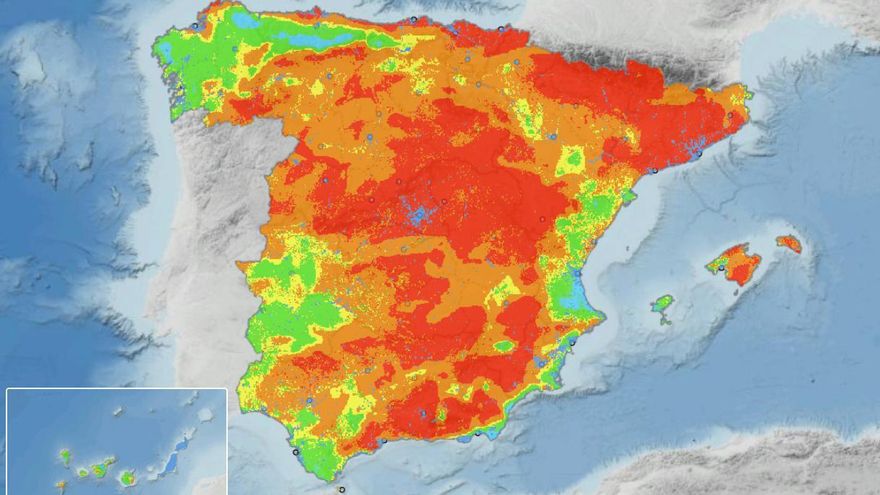 Mapa de peligrosidad de incendios