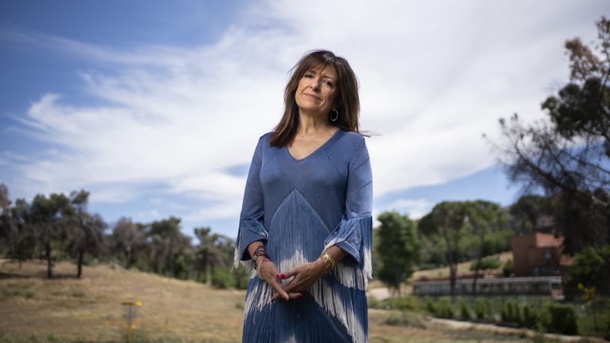 Estrella Gutiérrez, portavoz de la Aemet, fotografiada en la sede de la Aemet en Madrid